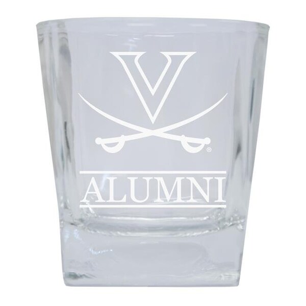 R & R Imports R & R Imports GLTB-C-UVA20 ALUM Virginia Cavaliers 8 oz Etched Alumni Glass Tumbler - GLTB-C-UVA20 ALUM