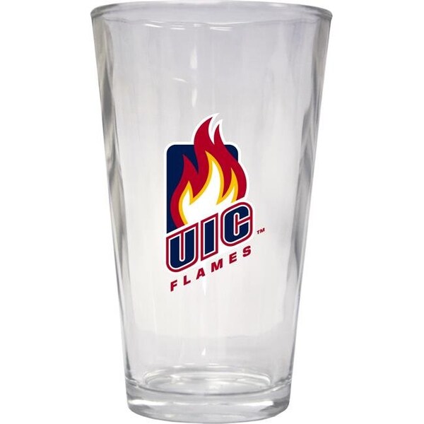 R & R Imports R & R Imports PNT2-C-CHI19 16 oz University of Illinois at Chicago Pint Glass - Pack of 2 - PNT2-C-CHI19
