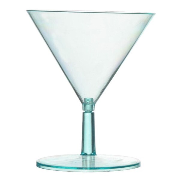 Fineline Settings Green 2 Oz. Tiny Tinis Martini Glass 2 Piece - 6401-GRN