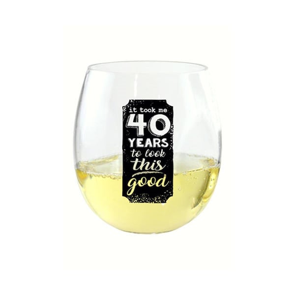 Zees Creations Zees Creations It Took Me Fourty Years EverDrinkware Wine Tumbler, 4PK - ED1001-A4