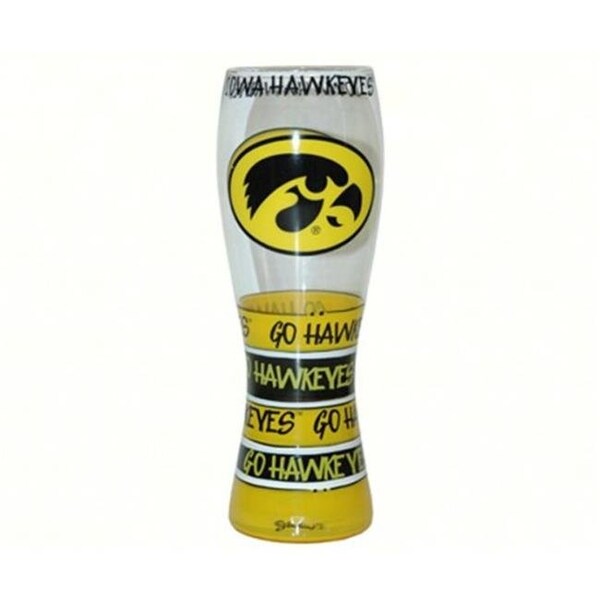 Jenkins Jenkins JENKINS12077 Pilsner Glass - Iowa Hawkeyes - JENKINS12077