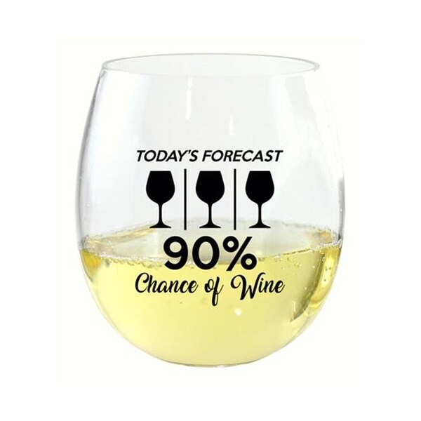 Zees Creations Zees Creations ED1001-W4 Todays Forecaset EverDrinkware Wine Tumbler - ED1001-W4