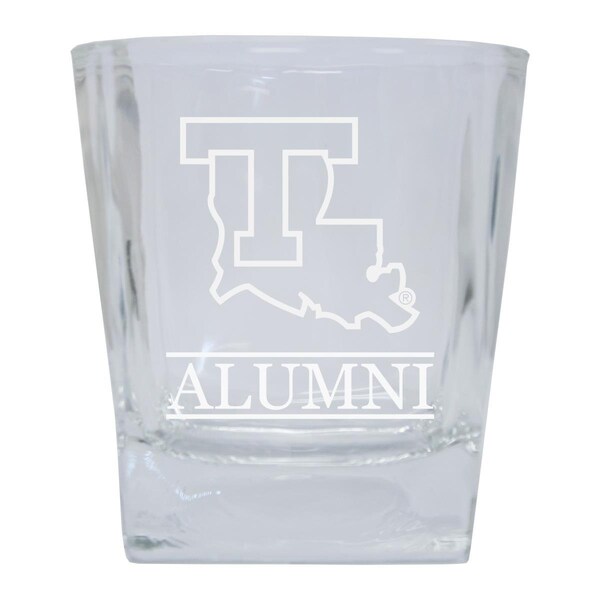 R & R Imports R & R Imports GLTB-C-LAT20 ALUM Louisiana Tech Bulldogs 8 oz Etched Alumni Glass Tumbler - GLTB-C-LAT20 ALUM