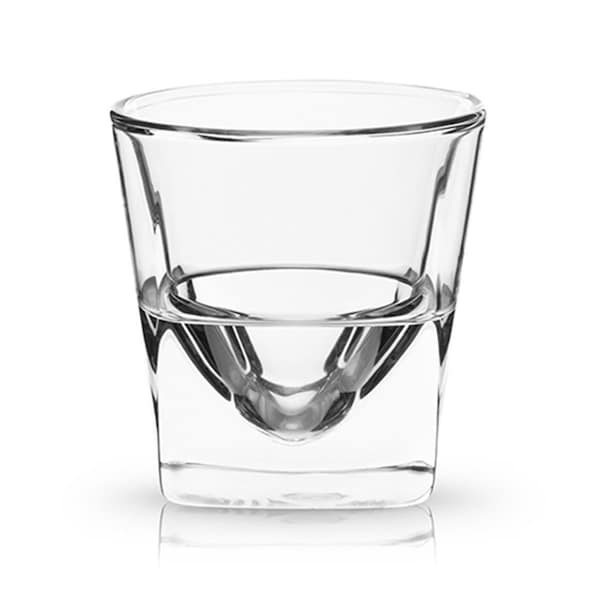 Viski Glacier - Double Walled Chilling Whiskey Glass, Clear - 7335