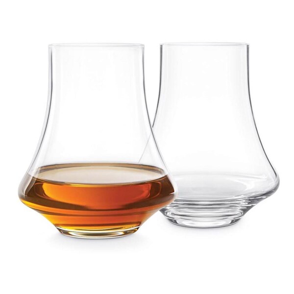 Golosinas 3.1 in. Revolve Crystal Whiskey Glass, Clear - GO3306862