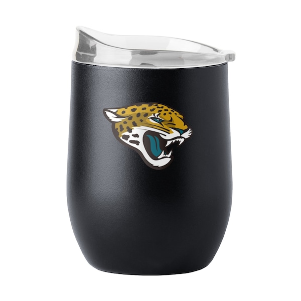Logo Brands Jacksonville Jaguars 16oz Flipside Powder Coat Curved Beverage - 615-S16PB-34