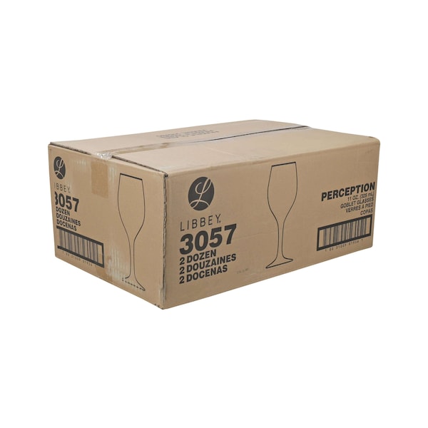 Libbey Libbey Clear 11 oz. Glass Goblet 1 Glass, PK24 - 3057