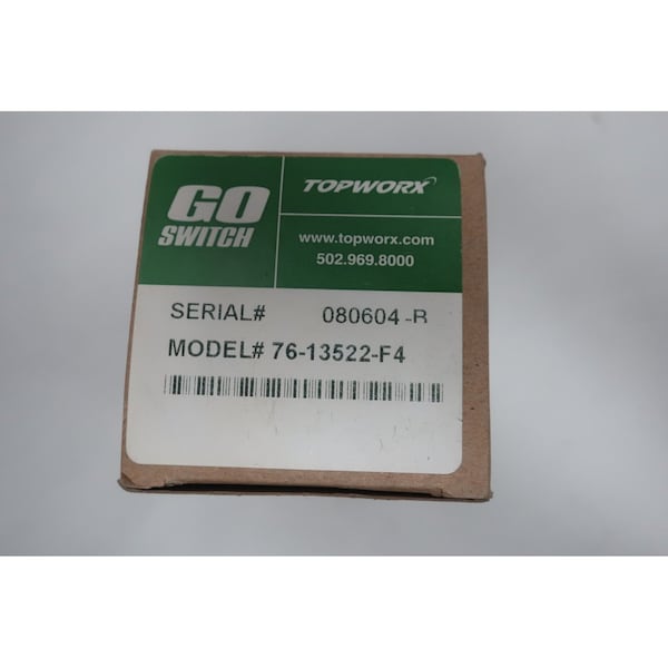 Interruptor de límite sin palanca Topworx Go Switch - 76-13522-F4