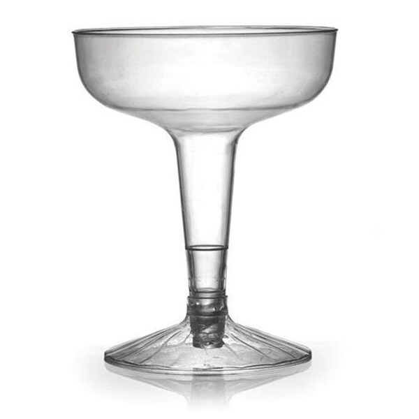 Fineline Settings Fineline Settings 2104 Flairware 4 oz Clear Old Fashioned Champagne Glass 2 Piece - 2104