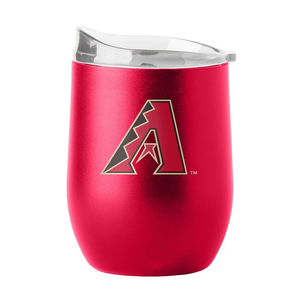 Logo Brands Arizona Diamondbacks 16oz Flipside Powder Coat Curved Beverage - 502-S16PB-34