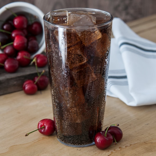 Carlisle Foodservice PC Swirl Tumbler, 22 oz., Clr, PK36 - 4367407