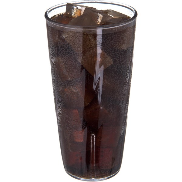 Carlisle Foodservice PC Swirl Tumbler, 22 oz., Clr, PK36 - 4367407