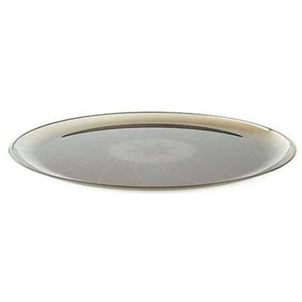 Fineline Settings Fineline Settings 8201-CL Clear Classic 12" Round Tray - 8201-CL