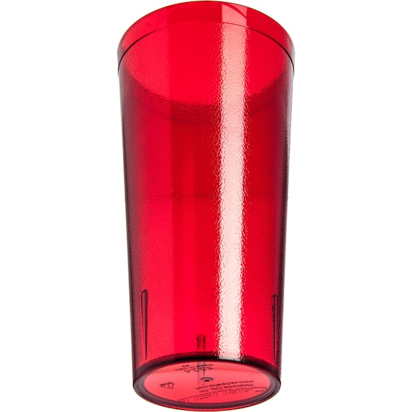 Carlisle Foodservice SAN Tumbler, 24 oz., 6/Pack, Ruby, PK12 - 5224-8110