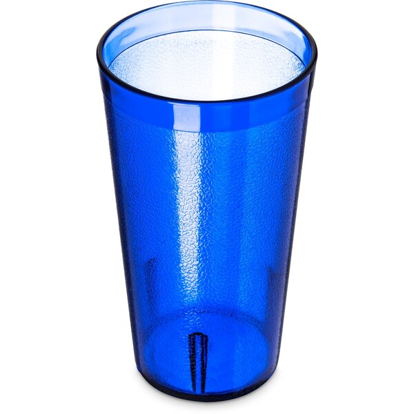 Carlisle Foodservice SAN Plastic Tumbler, 16 oz., Blue, PK72 - 521647