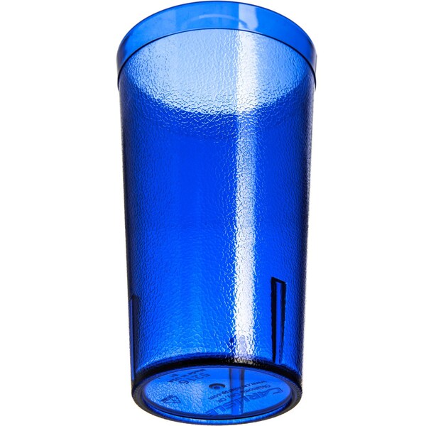 Carlisle Foodservice SAN Plastic Tumbler, 16 oz., Blue, PK72 - 521647