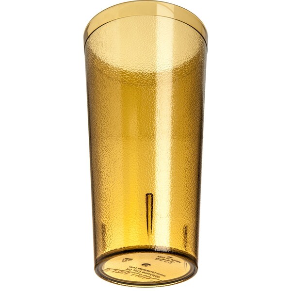 Carlisle Foodservice SAN Tumbler, 24 oz., 6/Pack, Amber, PK12 - 5224-8113