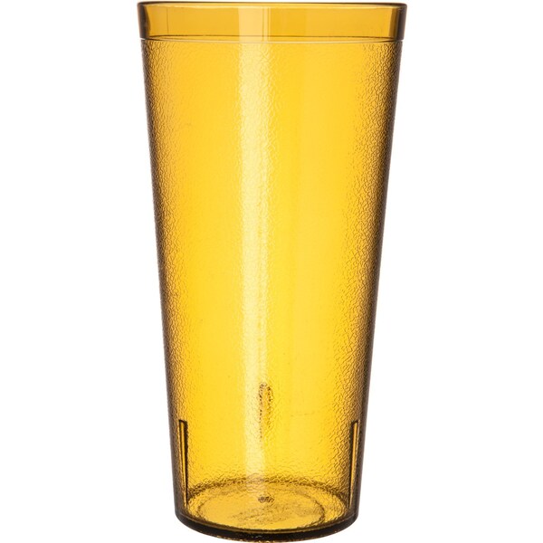 Carlisle Foodservice SAN Tumbler, 24 oz., 6/Pack, Amber, PK12 - 5224-8113