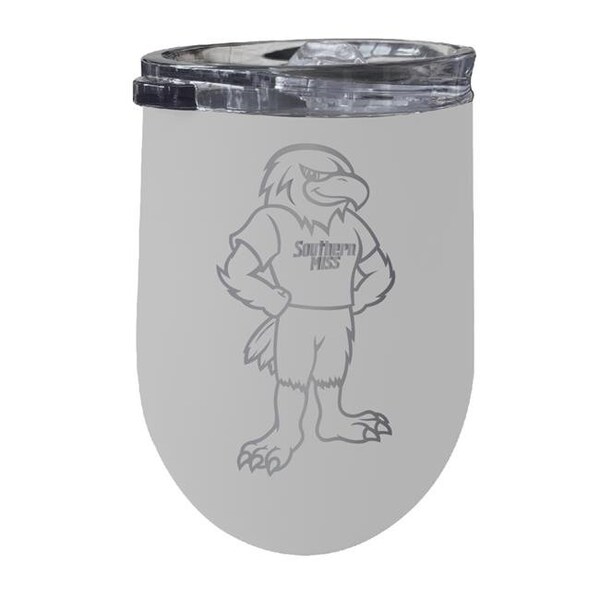 R & R Imports R & R Imports ITWE-C-SMS20W Southern Mississippi Golden Eagles 12 oz Insulated Wine Stainless Steel Tumbler; White - ITWE-C-SMS20W