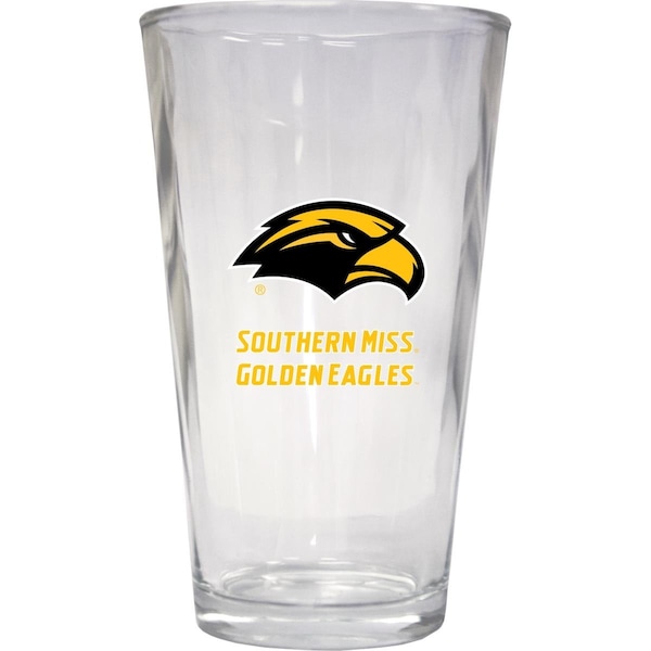 R & R Imports R & R Imports PNT2-C-SMS19 16 oz Southern Mississippi Golden Eagles Pint Glass - Pack of 2 - PNT2-C-SMS19