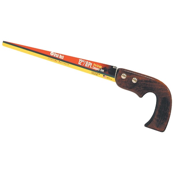 All-Source 12 In. L. Blade 10 TPI Hardwood Handle Compass Saw - 262M212