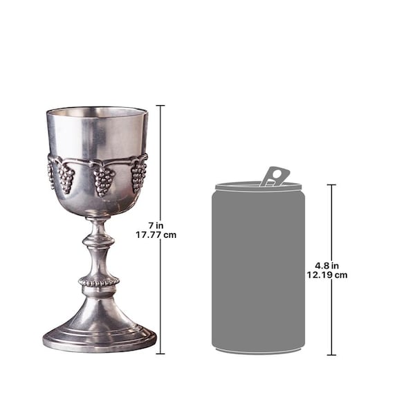 Design Toscano Italian Grape Harvest Pewter Goblet - PA1000