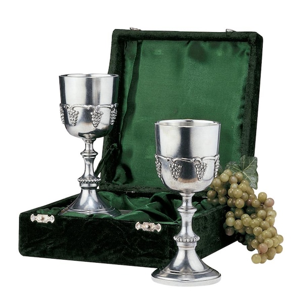 Design Toscano Italian Grape Harvest Pewter Goblet - PA1000