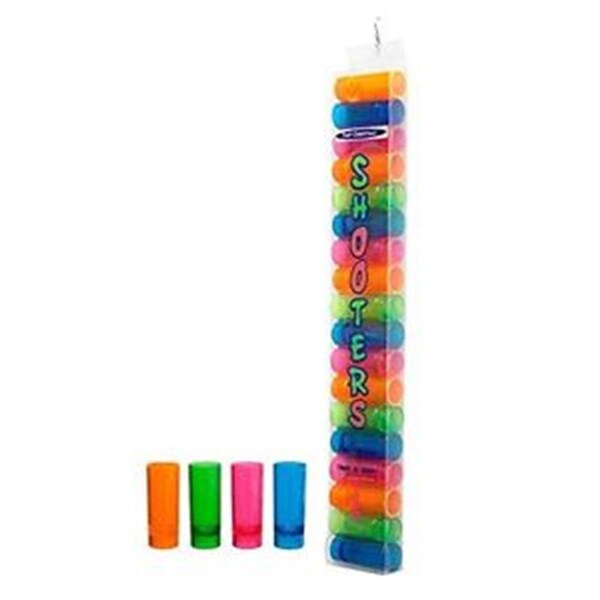 Northwest Enterprises North West Enterprises NWECS21090 Shooter Dispenser Assorted Neon Case, 18PK - NWEN21090