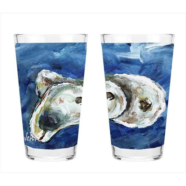 Carolines Treasures Carolines Treasures MW1177PINT Oysters 16 Oz. Mixing Glass - MW1177PINT