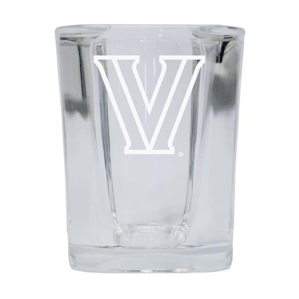 R & R Imports R & R Imports SGSE2-C-VIL20 Villanova Wildcats 2 oz Square Shot Glass Laser Etched Logo Design - Pack of 2 - SGSE2-C-VIL20