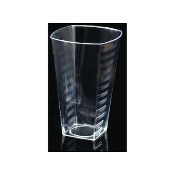 Emi Yoshi EMI Yoshi EMI-ST16 16 Oz Square Clear Plastic Glasses - Pack of 168 - EMI-ST16