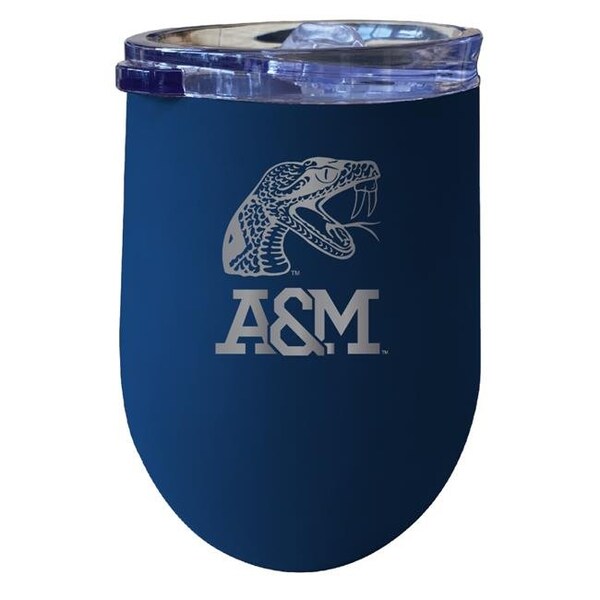 R & R Imports R & R Imports ITWE-C-FAM20N Florida A&M Rattlers 12 oz Insulated Wine Stainless Steel Tumbler; Navy - ITWE-C-FAM20N