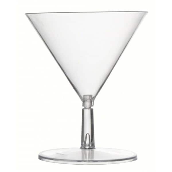 Fineline Settings Tiny Tinis Martini Glass Clear - 2 Piece - FINE6401CL