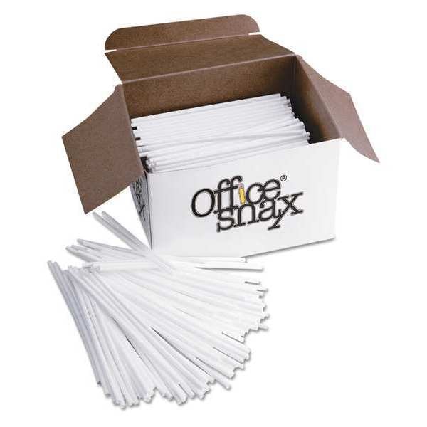 Office Snax Plastic Stir Sticks, PK1000 - STR5