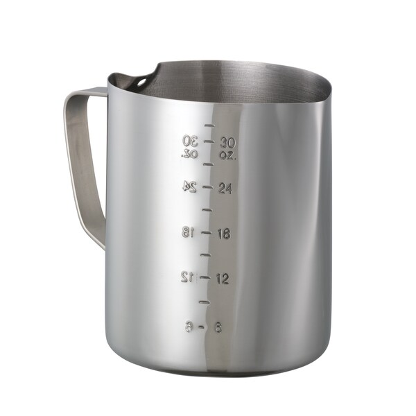Service Ideas Frothing Pitcher, 32 oz. with 6 oz. Increment - FROTH326