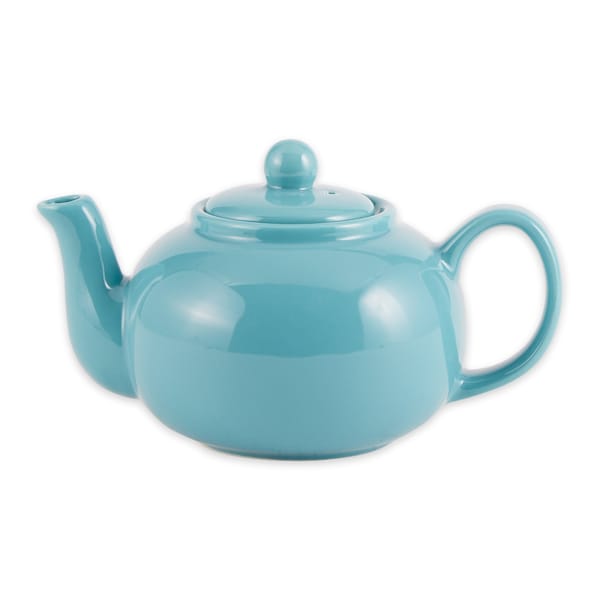 Rsvp International 16oz Stoneware Teapot, Turquoise - CHAI-16T