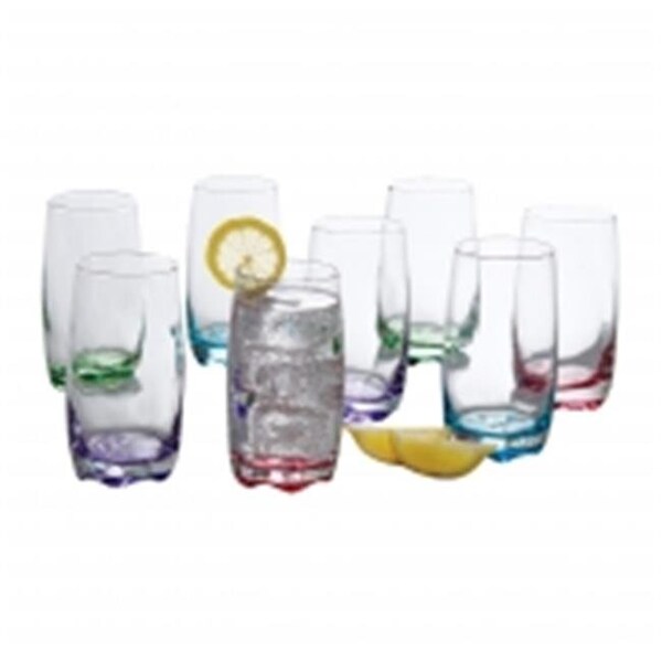 Gibson Gibson 92361.08 Karissa Glass Tumbler Set; 8 Piece - 92361.08