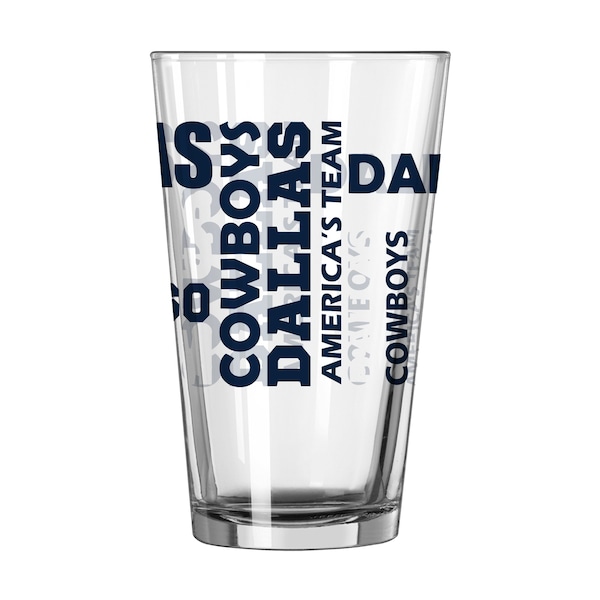 Logo Brands Dallas Cowboys 16oz Spirit Pint Glass - 609-G16P-5
