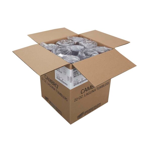 Cambro Cambro Plastic 22 oz. Clear Laguna Tumbler, PK36 - LT22152