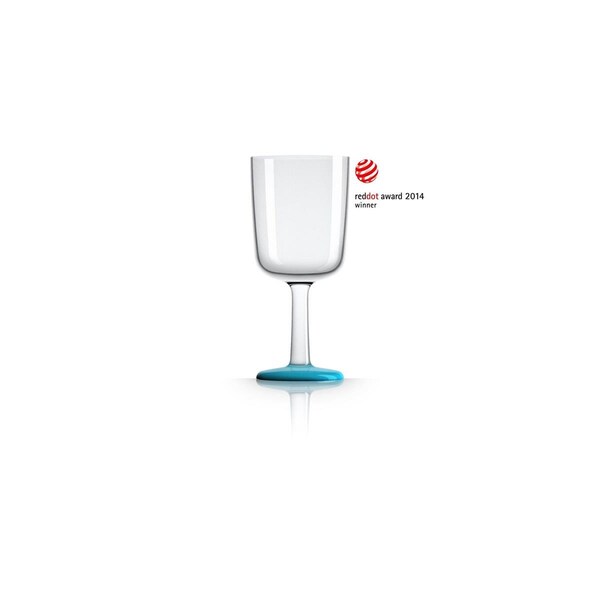 Religious MARC NEWSON  Wine Glass - Vivid Blue Nonslip Base, 4PK - PM852