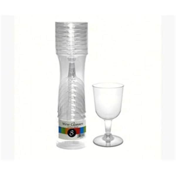 Northwest Enterprises North West Enterprises  8 Wine Glasses- Clear, 2PK - NWEN58