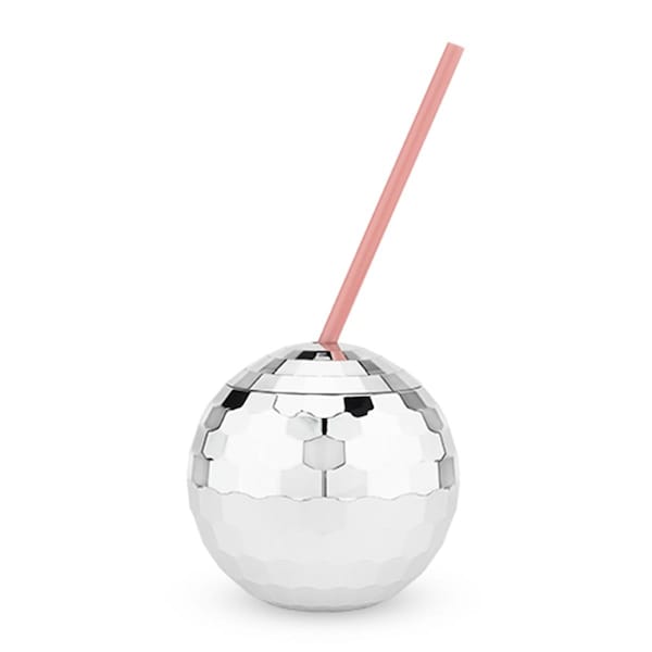 1 16 oz Silver Disco Ball Drink Tumblers - 5746