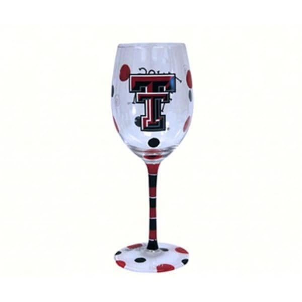Jenkins 12962 12 oz. Wine Glass Texas Tech Red Raiders - JENKINS12962