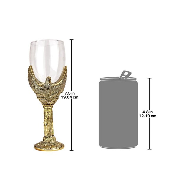 Design Toscano Goddess Isis Sculptural Wine Goblet - JQ9685