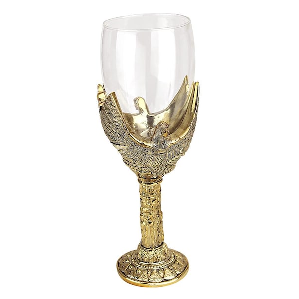 Design Toscano Goddess Isis Sculptural Wine Goblet - JQ9685