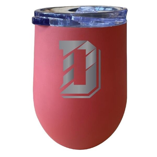 R & R Imports R & R Imports ITWE-C-DAV20C Davidson College 12 oz Insulated Wine Stainless Steel Tumbler; Coral - ITWE-C-DAV20C