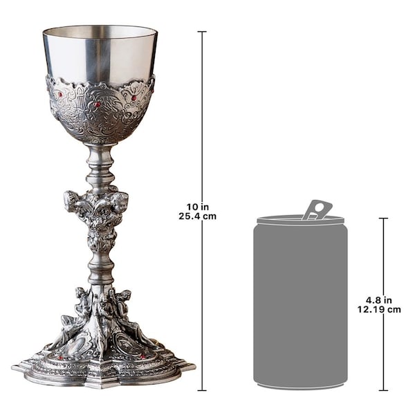 Design Toscano The Florentine Santa Croce Pewter Chalice - PA1004