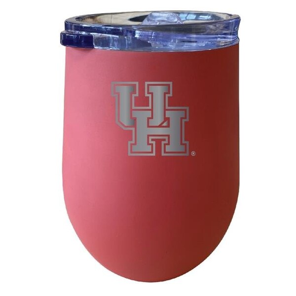 R & R Imports R & R Imports ITWE-C-HOUS20C University of Houston 12 oz Insulated Wine Stainless Steel Tumbler; Coral - ITWE-C-HOUS20C