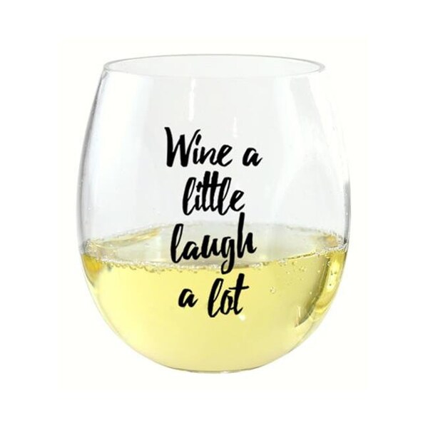 Zees Creations Zees Creations ED1001-W1 Wine A Little EverDrinkware Wine Tumbler case - ED1001-W1