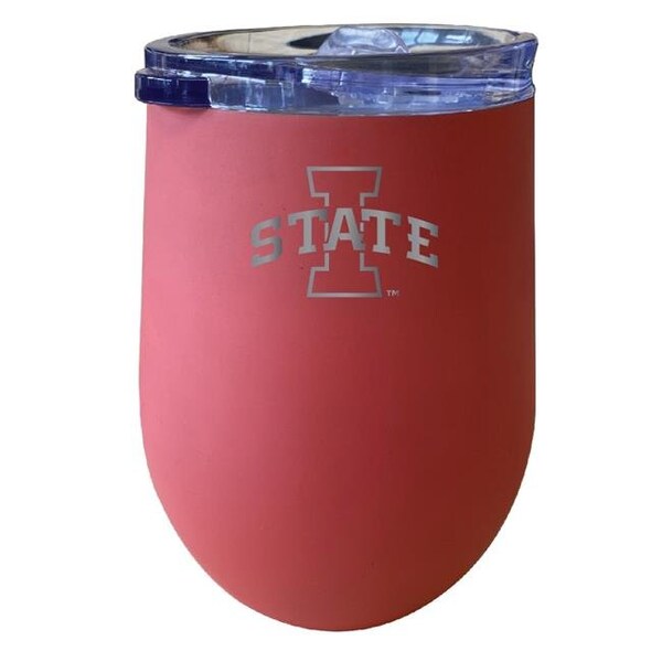 R & R Imports R & R Imports ITWE-C-IAS20C Iowa State Cyclones 12 oz Insulated Wine Stainless Steel Tumbler; Coral - ITWE-C-IAS20C